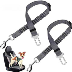 Dog Seat Belt Harness | Adjustable Nylon Safety Car Belt for Pets
