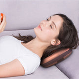 Shiatsu Massage Pillow with Infrared Heat | Car & Home Kneading Neck, Shoulder & Back Massager