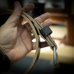 Men's Leather Belt - Black