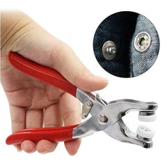 SewEase Snap Fastener Pliers Kit | Professional 100-Piece Button Installation Tool