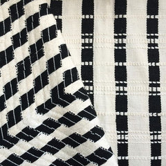 Almolonga Zig Zag Pillow - Black and White