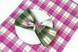 San Andres Gingham Placemat – Pink & Ivory