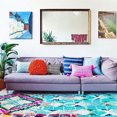 Antigua Pillow- Ocean Tie Dye