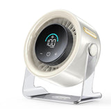 TurboCool Desk Fan | 100-Speed Rechargeable Fan with Digital Display & 4000mAh Battery