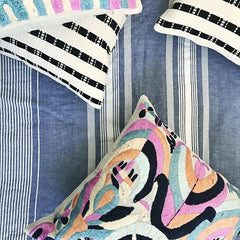 Santiago Grid Pillows