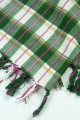 San Andres Gingham Forest & White Kitchen Towel