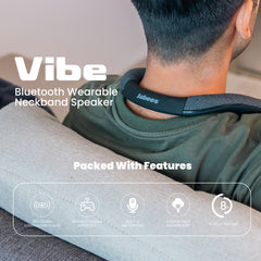 Vibe Bluetooth Neckband Speaker - 360° Sound & Gaming Audio