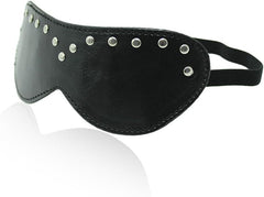 Leather Blindfold With Nail Heads