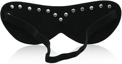 Leather Blindfold With Nail Heads