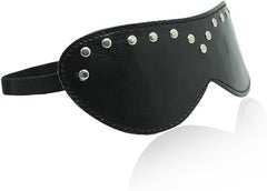 Leather Blindfold With Nail Heads