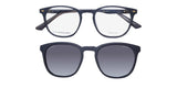 Police Vplf02 Groove 2 Clip-On Eyeglasses