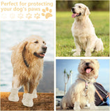 Croc-Style Dog Shoes – 4 Pack Set
