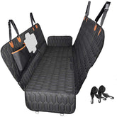 4-in-1 Pet Car Seat Cover | Waterproof Scratch-Resistant Rear Seat & Trunk Cushion for Dogs