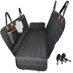 4-in-1 Pet Car Seat Cover | Waterproof Scratch-Resistant Rear Seat & Trunk Cushion for Dogs