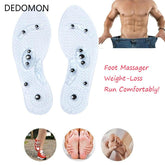 Magnetic Therapy Gel Shoe Insoles | Foot Care Comfort Pads for Men — Pain Relief & Relaxation