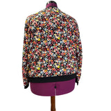Shein Womens Plus Size Floral Full Zip Lightweight Jacket — Pre-Owned, Size 3X