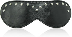 Leather Blindfold With Nail Heads