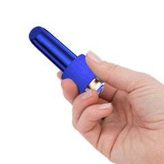 Şarjlı lüks bullet vibratör Swan Maximum mavi renk