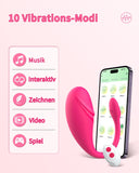 Remote Control Vibrator with App — Clitoris & G-Spot, Quiet, Pink
