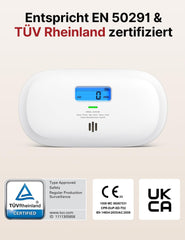 X-Sense XC0C-SR Carbon Monoxide Detector — 10Y, TÜV, Display
