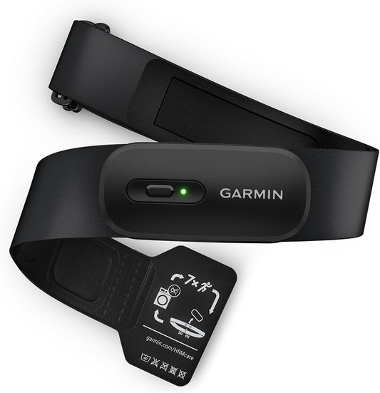 Garmin HRM 200 Heart Rate Chest Strap — HRV, 1-Year Battery, Washable, Size M-XL