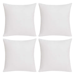 Decorative Linen Throw Pillow Covers, 18x18 Inch, 4 PCS