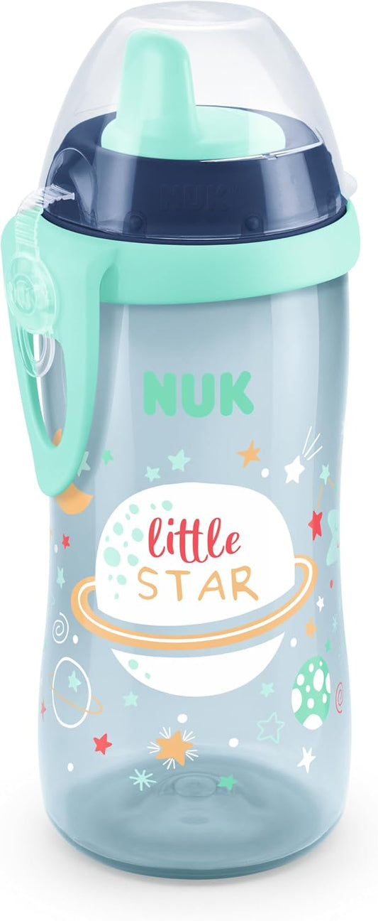 NUK Kiddy Cup Night Drinking Cup 300ml — Glow in Dark, 12m+, Blue