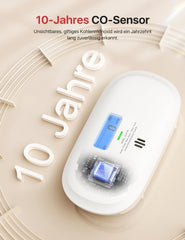 X-Sense XC0C-SR Carbon Monoxide Detector — 10Y, TÜV, Display