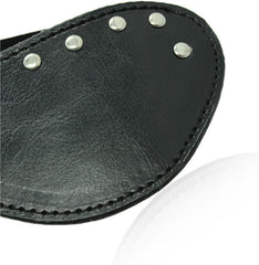 Leather Blindfold With Nail Heads