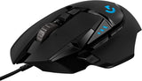 Logitech G502 HERO Gaming Mouse — 25600 DPI, RGB, 11 Buttons