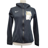 Hand Printed Upcycled Nike Kitten Cat Full Zip Jacket — Pre-Owned, Women's Small