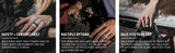 Men's Hex Silicone Ring
