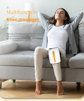 Advanced Heat & Vibration Knee Massager | 3000mAh Cordless Physical Therapy Instrument