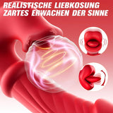 Cacuola Rabbit Vibrator — 360° Push Ring, Tongue Lick, AI App, 7 Shock + 10 Modes