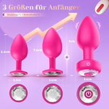 Plug for Women Set of 3 — 10 Modes, AI App & Remote Control