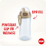 NUK Kiddy Cup Night Drinking Cup 300ml — Glow in Dark, 12m+, Blue