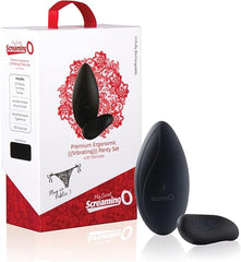 Screaming O My Secret Premium Ergonomic Vibrating Panty Set-Black
