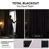 Pink Jacquard Blackout Curtains, 52x63 Inch