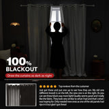 Blackout Thermal Insulated Curtains, 2 Panels