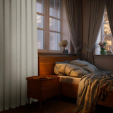 Total Blackout Curtains with Silver Print, 2 Panels