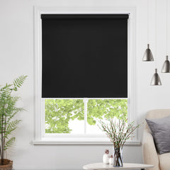 Cordless Blackout Roller Shades, Thermal, 23x72 Inch