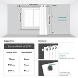 Blackout Thermal Insulated Curtains, 2 Panels