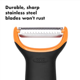 OXO Good Grips Y Peeler with Julienne — Japanese Steel, Ergonomic