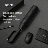 Windproof 20-Rib Folding Umbrella | Automatic, Reinforced, Stylish Grip