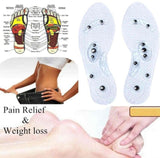 Magnetic Therapy Gel Shoe Insoles | Foot Care Comfort Pads for Men — Pain Relief & Relaxation