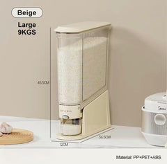 GrainGuard Rice GrainGuard Rice Dispenser | 22lb (10kg) BPA-Free Airtight Grain Storage Container