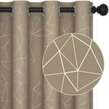Geometric Blackout Curtains, 2 Panels