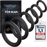 Liebesfreunde Cock Ring Set — 6 Sizes, Silicone, Potency & Pleasure | Black