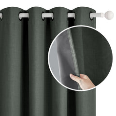 Blackout Thermal Insulated Curtains, 2 Panels