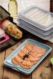 TATAY Cold Food Boxes Set of 4 — BPA-Free, Stackable, Pastel